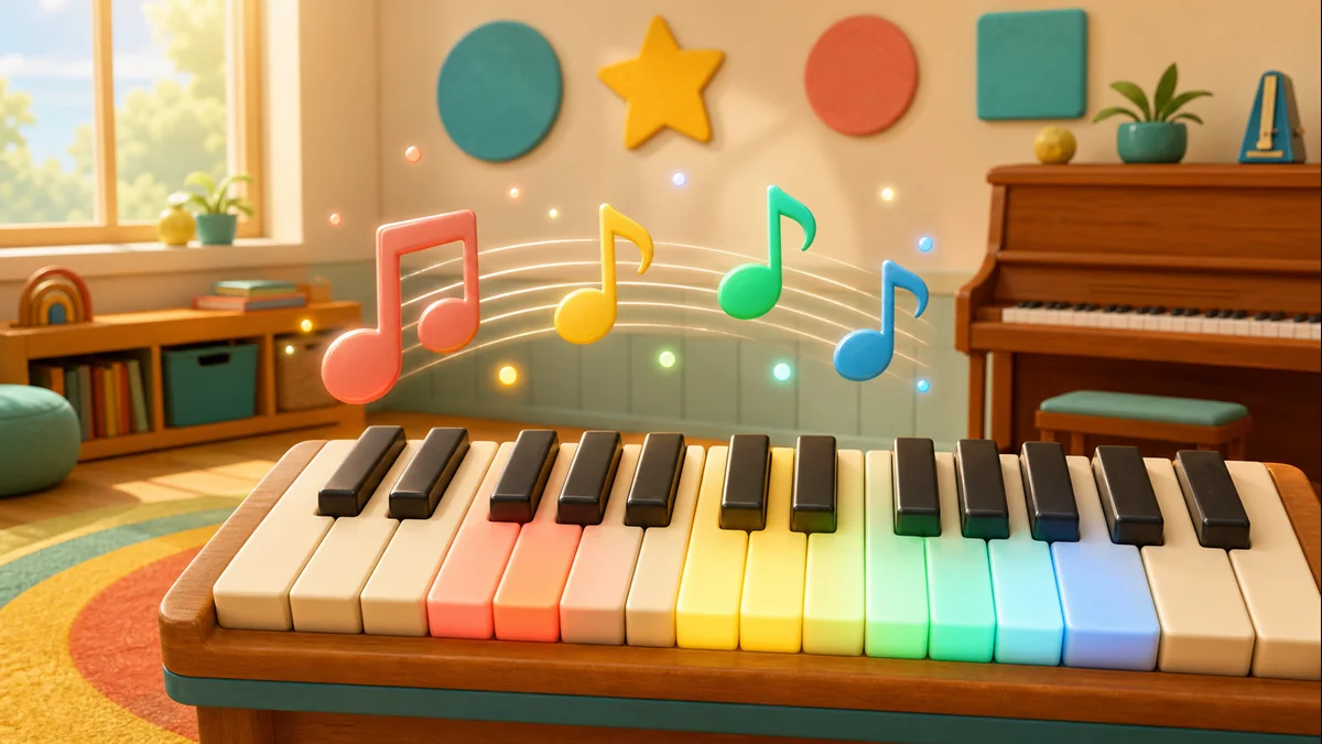 Piano Starters colorful beginner keyboard classroom